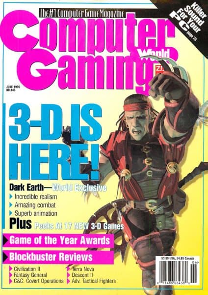 Cover of Computer Gaming World issue 143