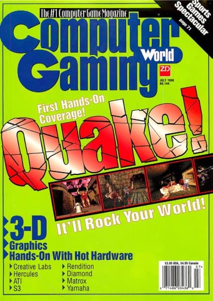 Cover of Computer Gaming World issue 144