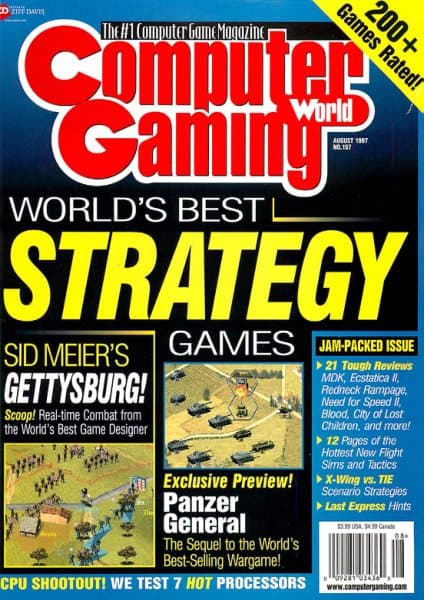 Cover of Computer Gaming World issue 157