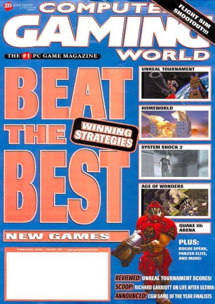 Cover of Computer Gaming World issue 187