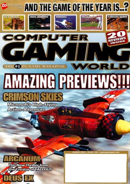 Cover of Computer Gaming World issue 188