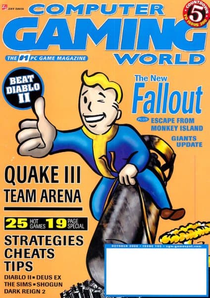 Cover of Computer Gaming World issue 195