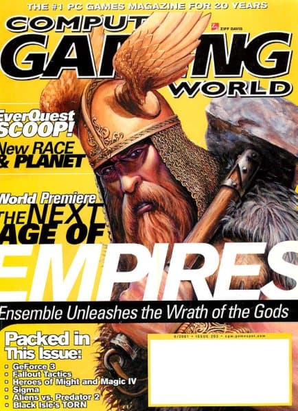 Cover of Computer Gaming World issue 203