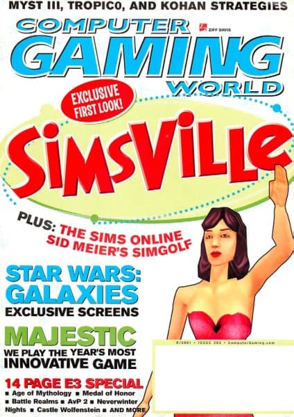 Cover of Computer Gaming World issue 205