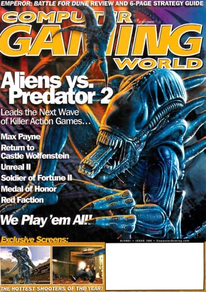 Cover of Computer Gaming World issue 206