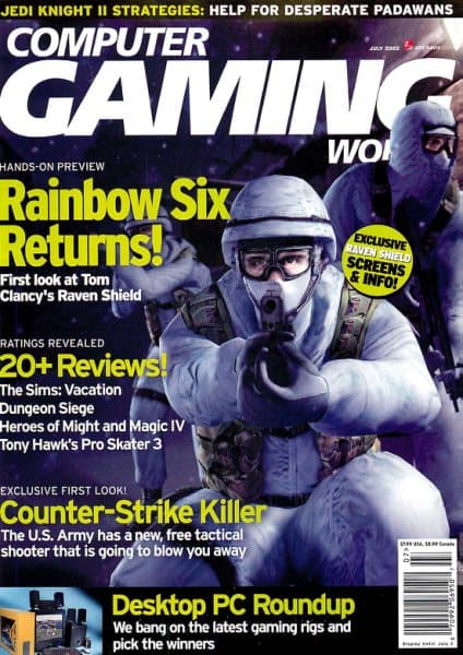 Cover of Computer Gaming World issue 216