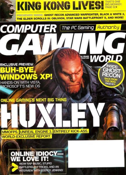 Cover of Computer Gaming World issue 256