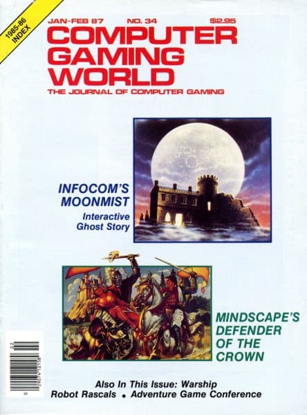 Cover of Computer Gaming World issue 34