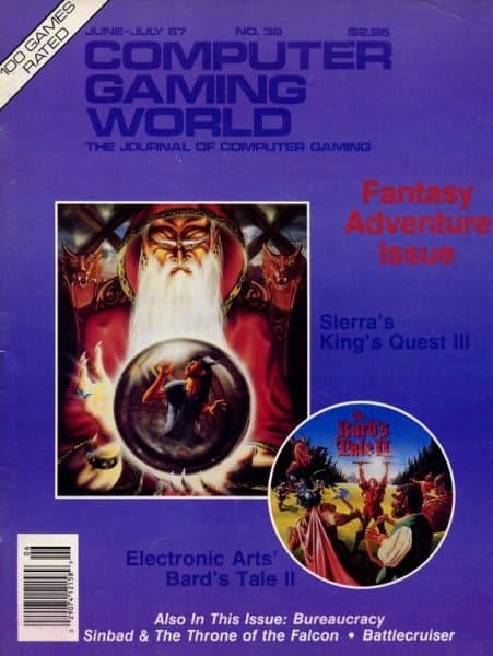 Cover of Computer Gaming World issue 38