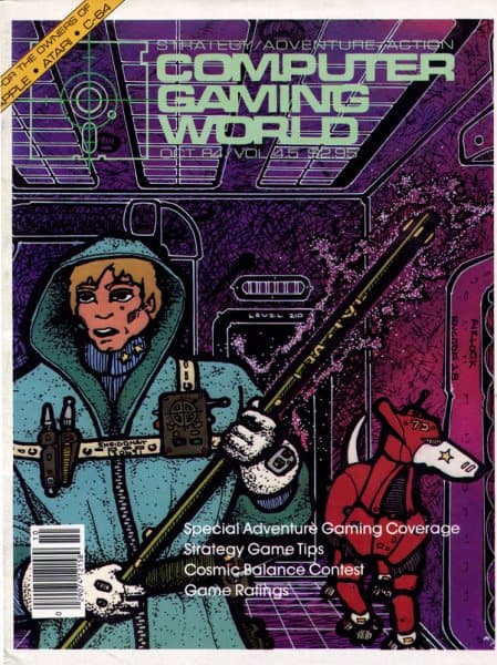 Cover of Computer Gaming World issue 4.5