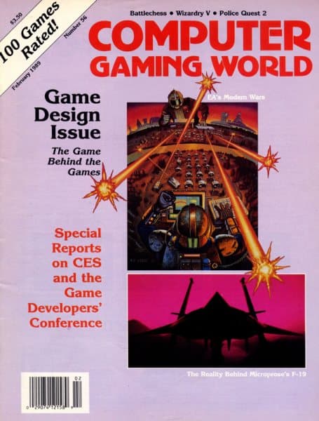 Cover of Computer Gaming World issue 56