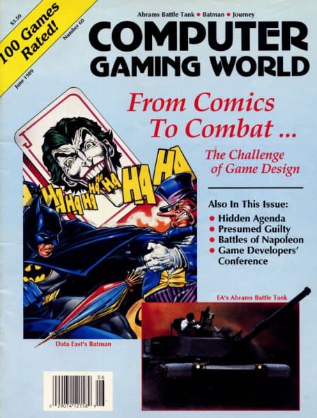 Cover of Computer Gaming World issue 60