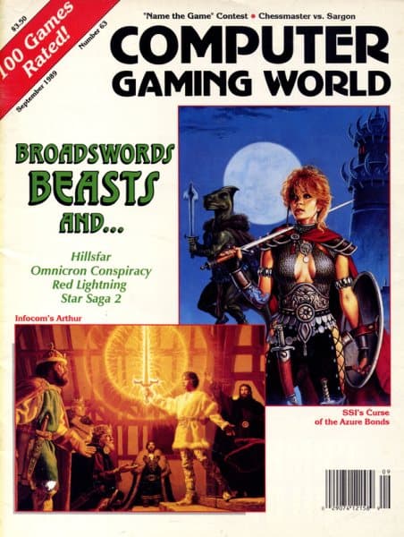 Cover of Computer Gaming World issue 63
