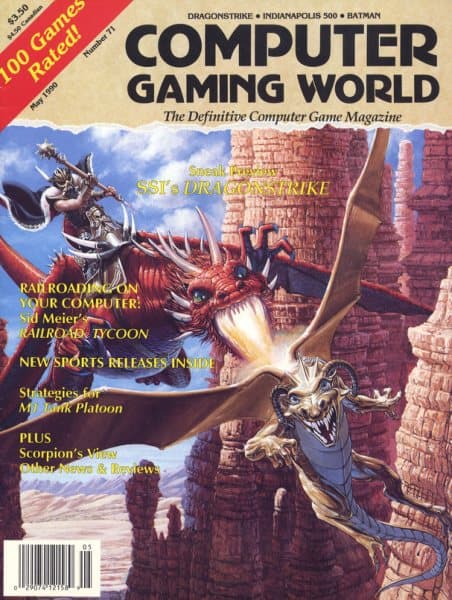 Cover of Computer Gaming World issue 71