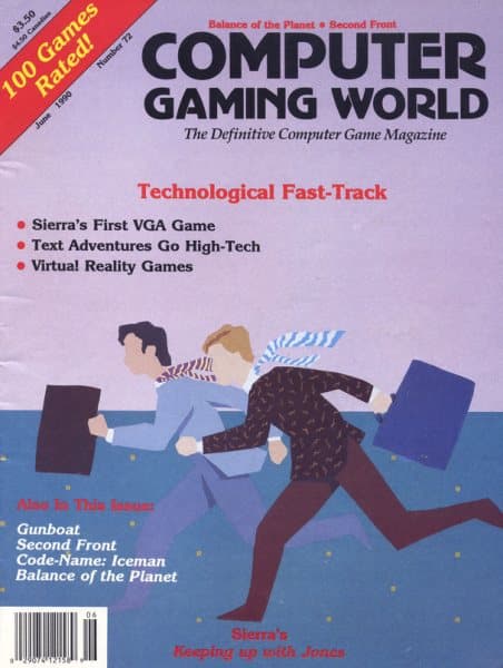 Cover of Computer Gaming World issue 72