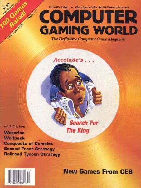 Cover of Computer Gaming World issue 73
