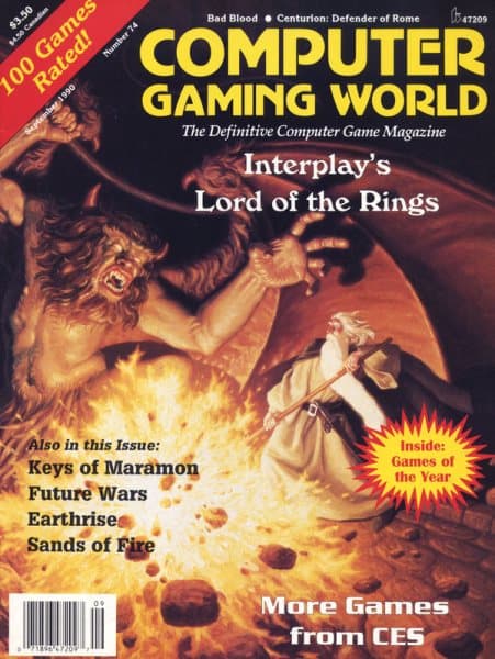 Cover of Computer Gaming World issue 74