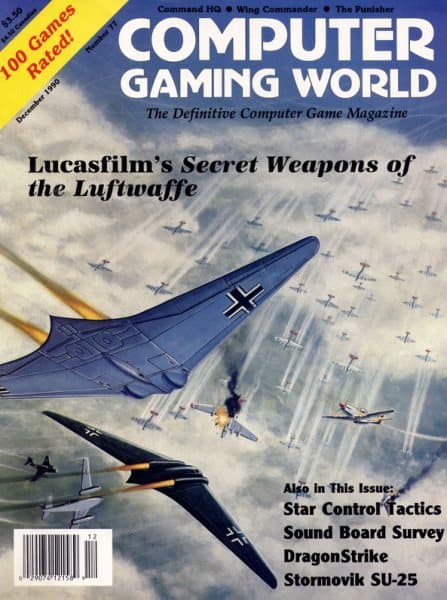 Cover of Computer Gaming World issue 77