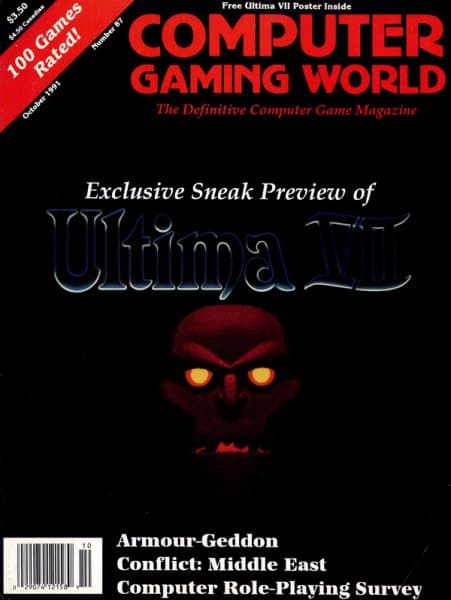 Cover of Computer Gaming World issue 87