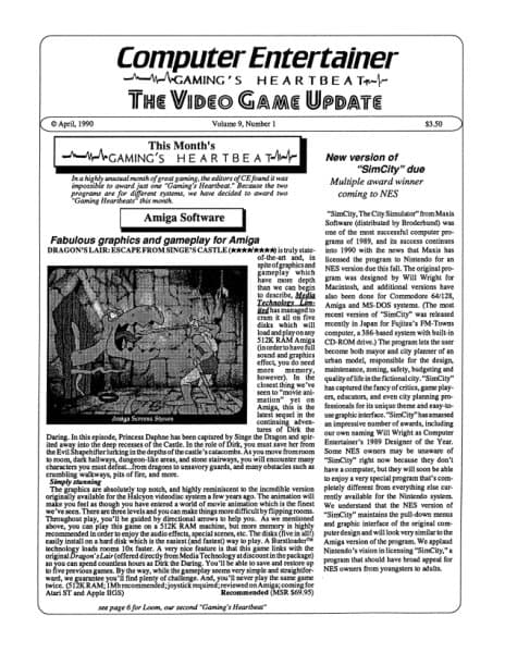 Cover of Computer Entertainer issue 1