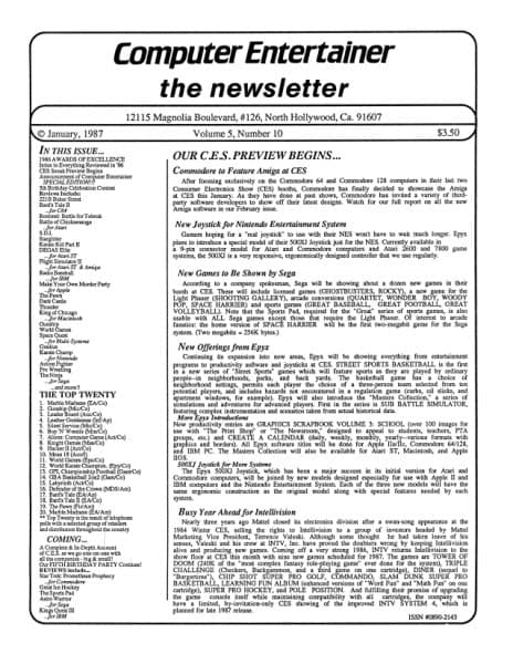 Cover of Computer Entertainer issue 10