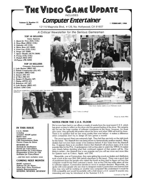 Cover of Computer Entertainer issue 11