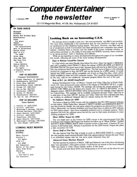 Cover of Computer Entertainer issue 11