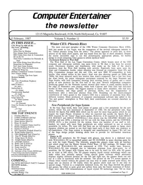 Cover of Computer Entertainer issue 11
