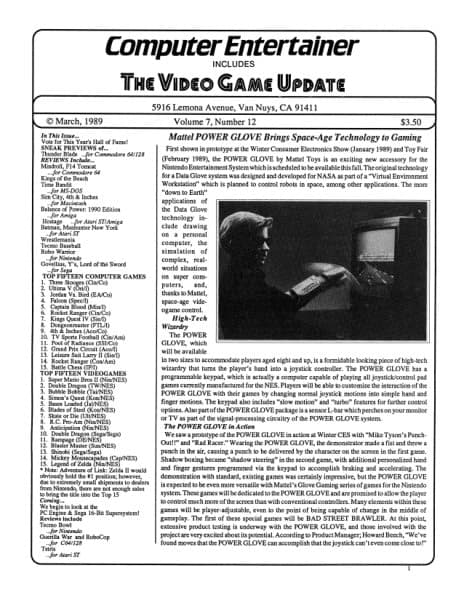 Cover of Computer Entertainer issue 12