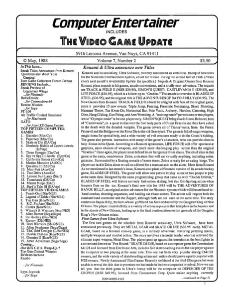 Cover of Computer Entertainer issue 2