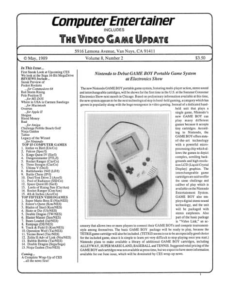Cover of Computer Entertainer issue 2