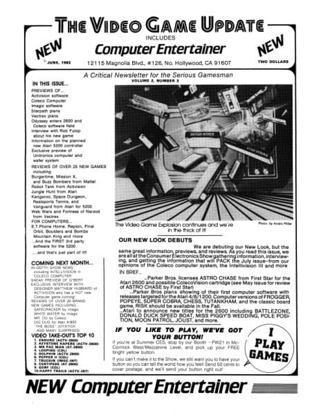 Cover of Computer Entertainer issue 3