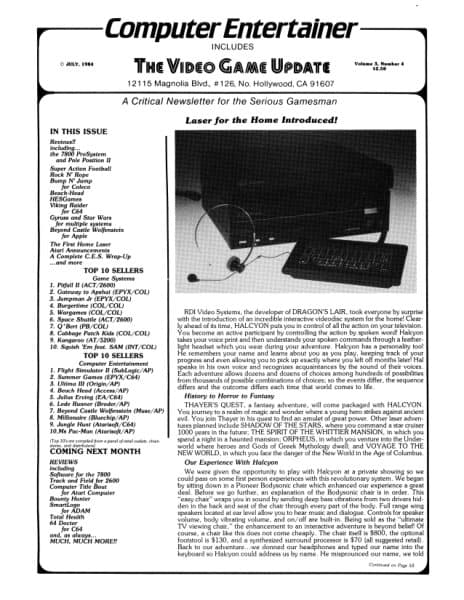 Cover of Computer Entertainer issue 4