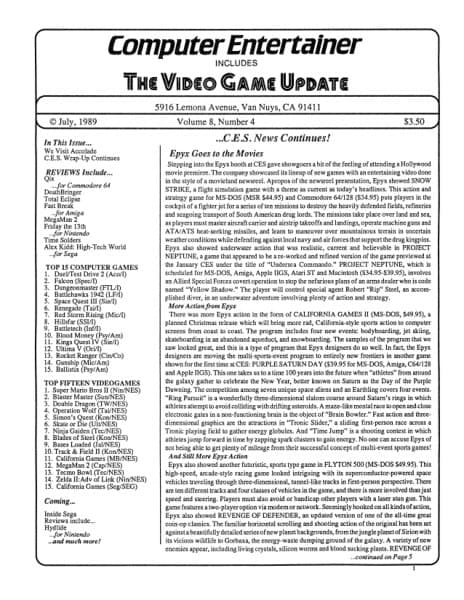 Cover of Computer Entertainer issue 4