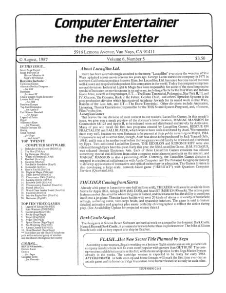 Cover of Computer Entertainer issue 5
