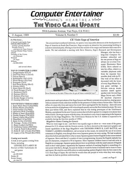 Cover of Computer Entertainer issue 5