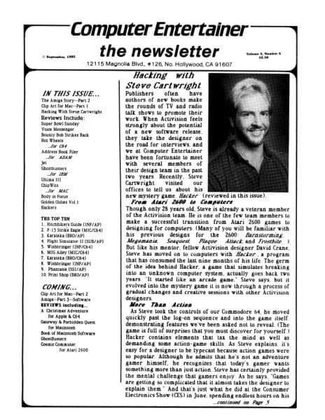 Cover of Computer Entertainer issue 6
