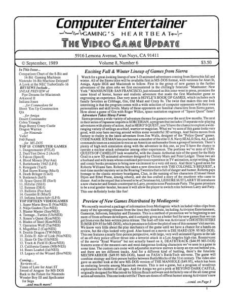 Cover of Computer Entertainer issue 6