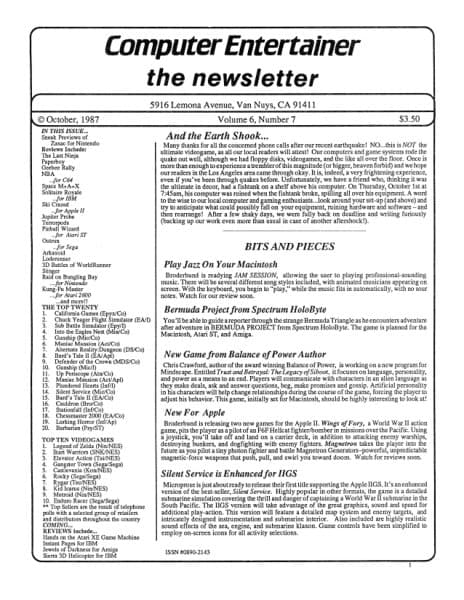 Cover of Computer Entertainer issue 7