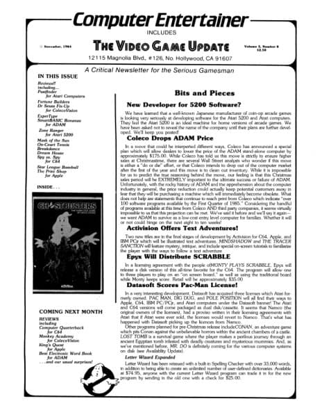 Cover of Computer Entertainer issue 8