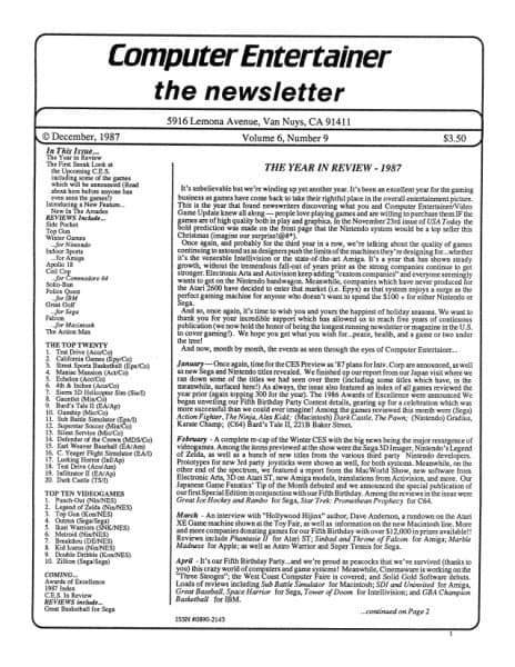 Cover of Computer Entertainer issue 9