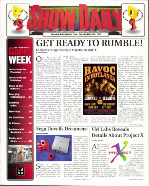 Cover of E3 Show Daily issue special