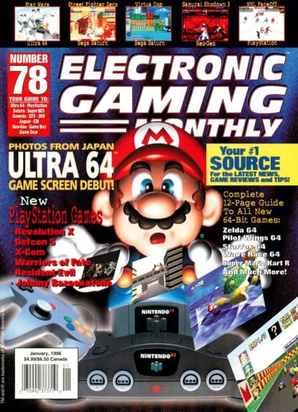 Cover of Electronic Gaming Monthly issue 1