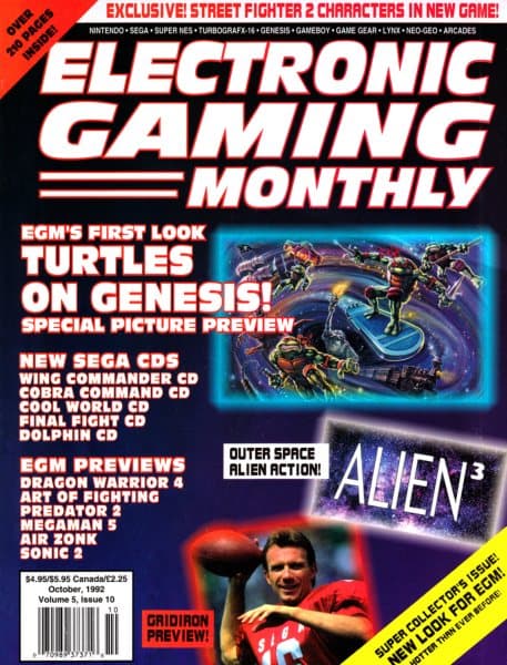Cover of Electronic Gaming Monthly issue 10