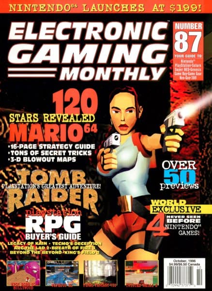 Cover of Electronic Gaming Monthly issue 10