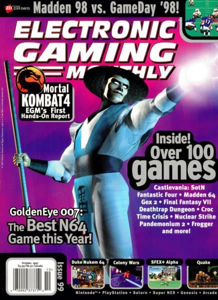 Cover of Electronic Gaming Monthly issue 10