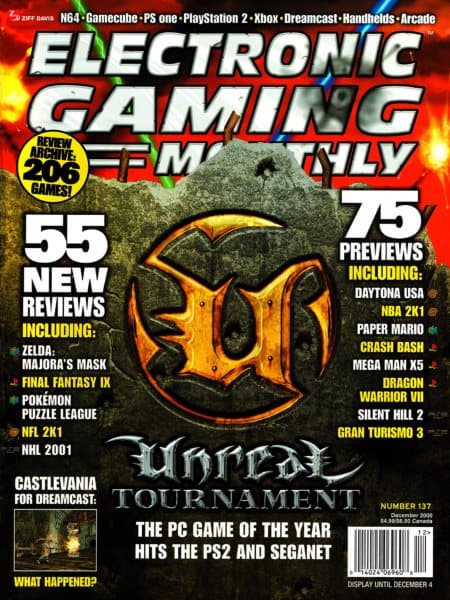 Cover of Electronic Gaming Monthly issue 12