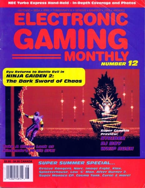 Cover of Electronic Gaming Monthly issue 12