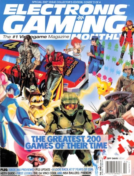 Cover of Electronic Gaming Monthly issue 200