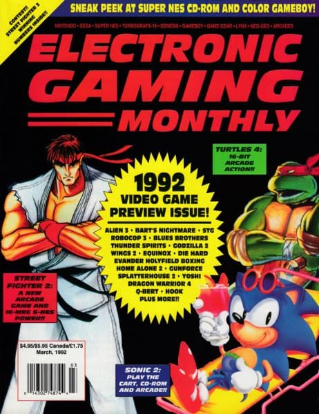 Cover of Electronic Gaming Monthly issue 3